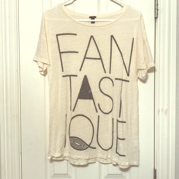 J. Crew Tops - J. Crew Fantastique linen tee